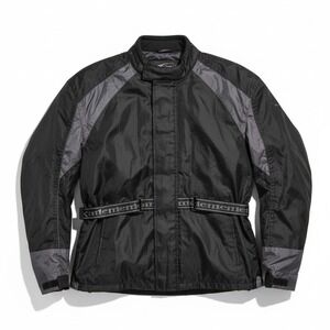 Xelement Advanced Motorcycle Gear Black Grey Mesh Lined Riding Jacket, Men's Med
